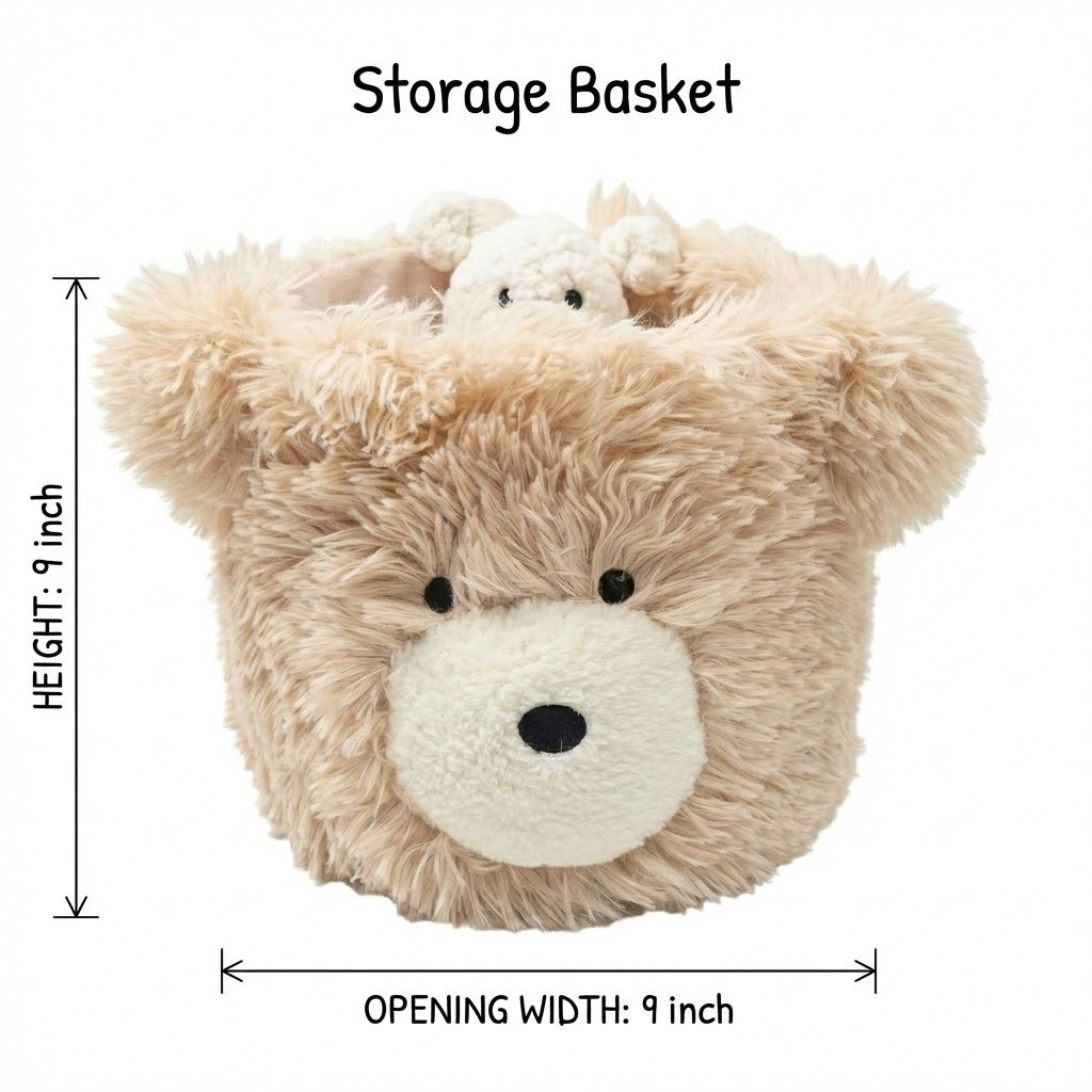 Bear Faux Taxidermy Wall Mount Plush