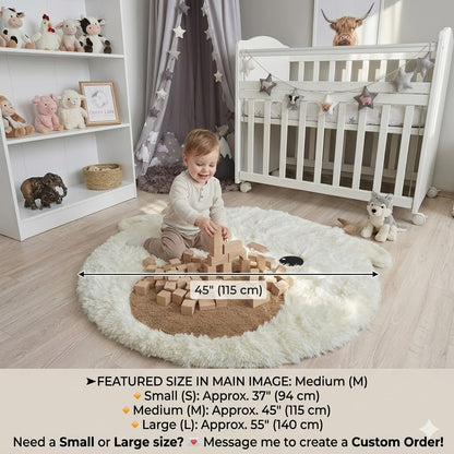 Highland Cow Rug Soft Shaggy Personalized