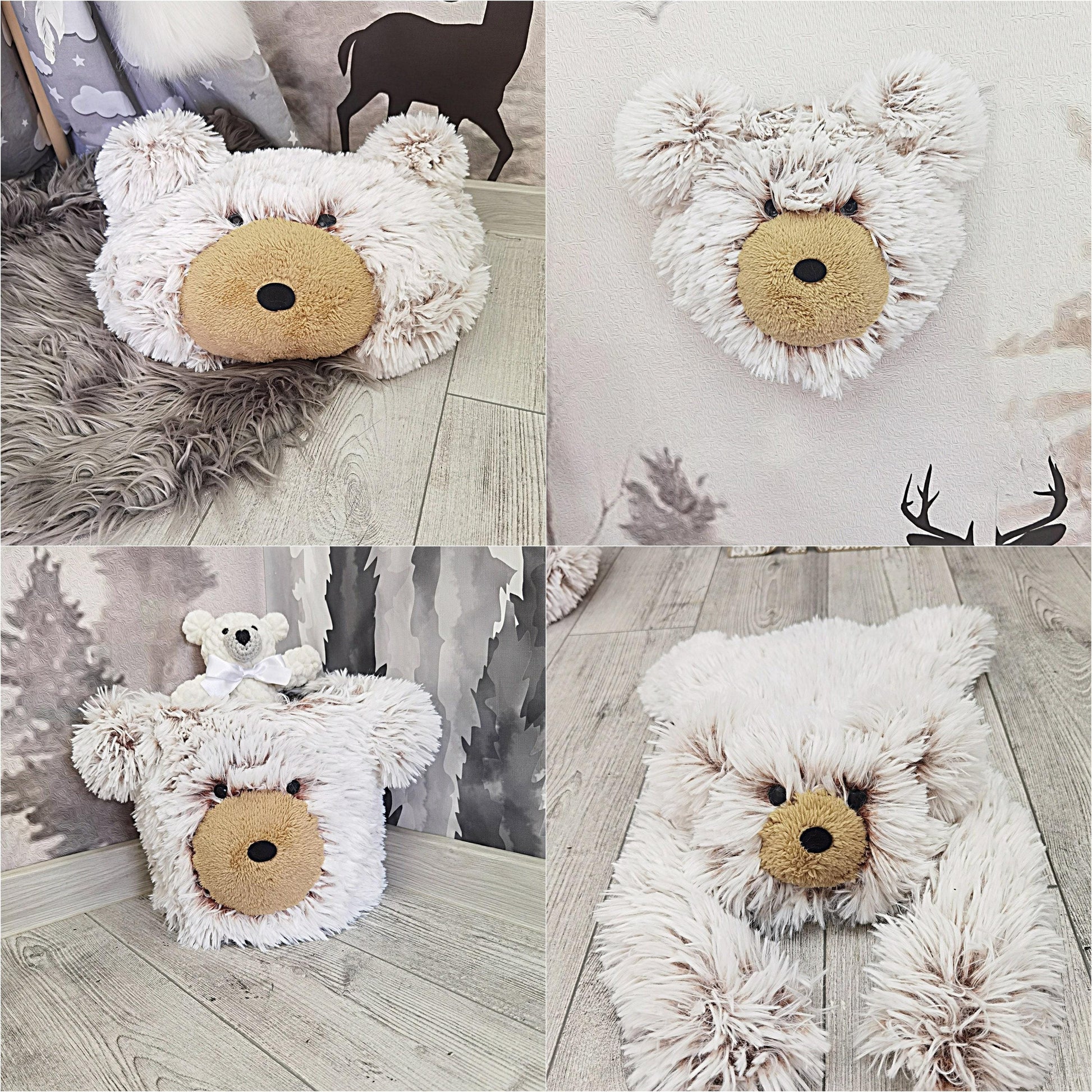 Bear Rug Plush Minky Personalized