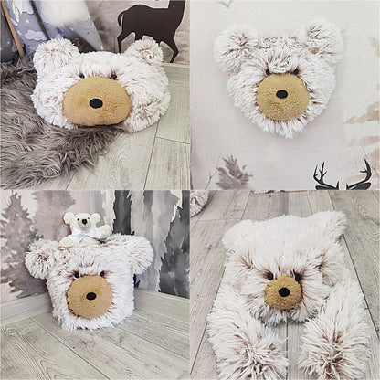 Bear Rug Plush Minky Personalized