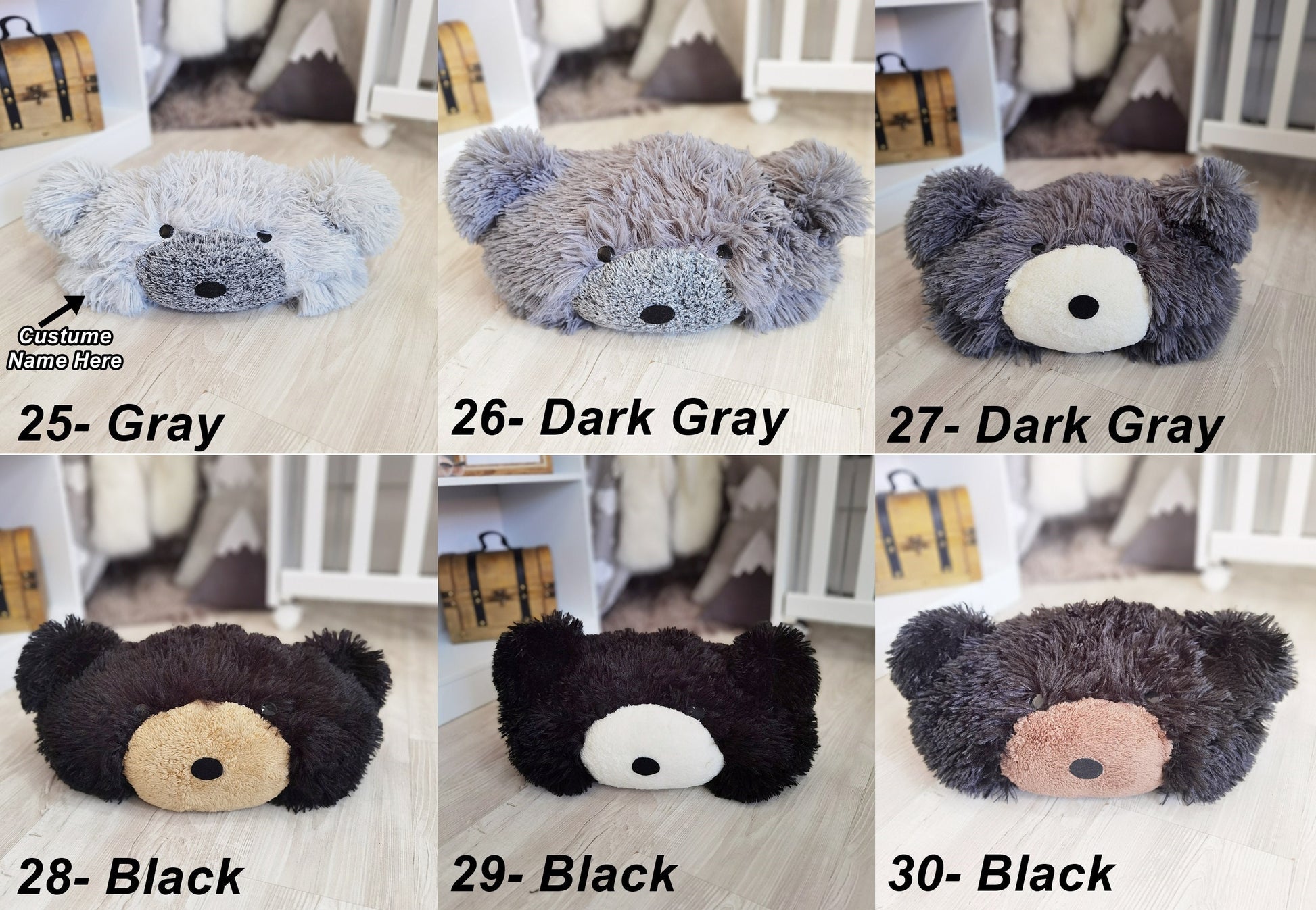 Handcrafted Panda Bear Pillow: Plush Nursery Decor