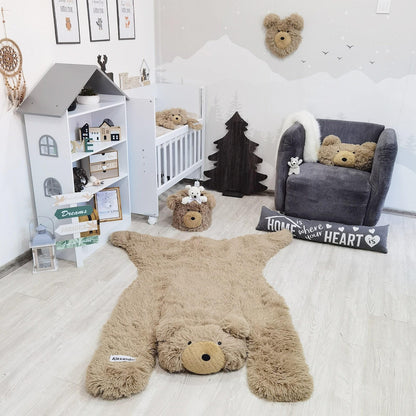 Bear Rug Woodland Baby Boy Personalized
