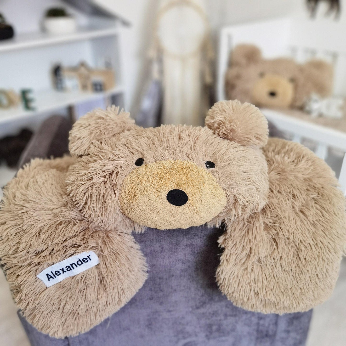 Bear Rug Woodland Baby Boy Personalized