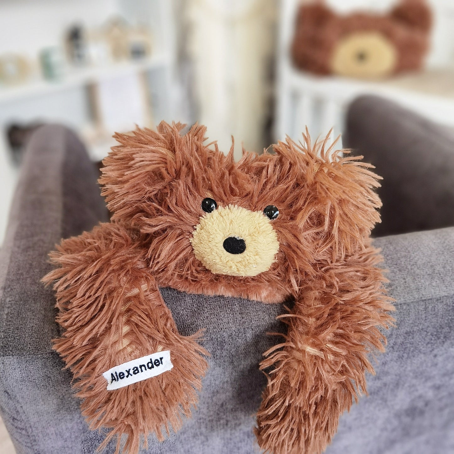 Woodland Bear Rug Nursery - Personalized Adventure Theme Baby Room Decor
