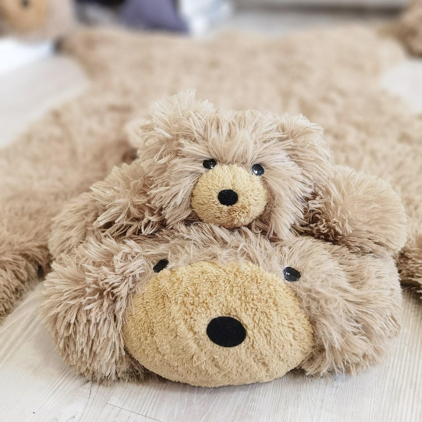 Bear Rug Woodland Baby Boy Personalized