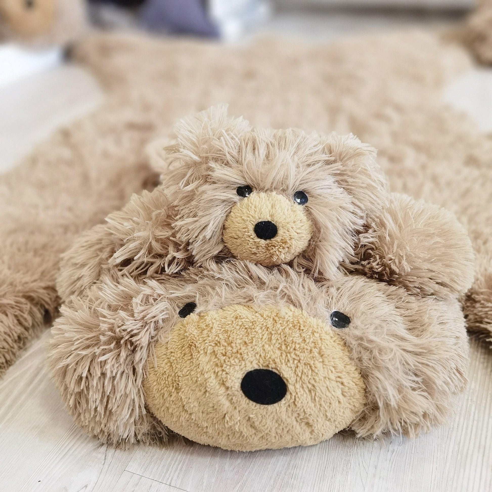 Bear Rug Woodland Baby Boy Personalized