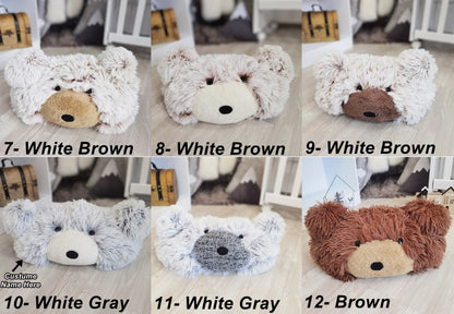 Handcrafted Panda Bear Pillow: Plush Nursery Decor