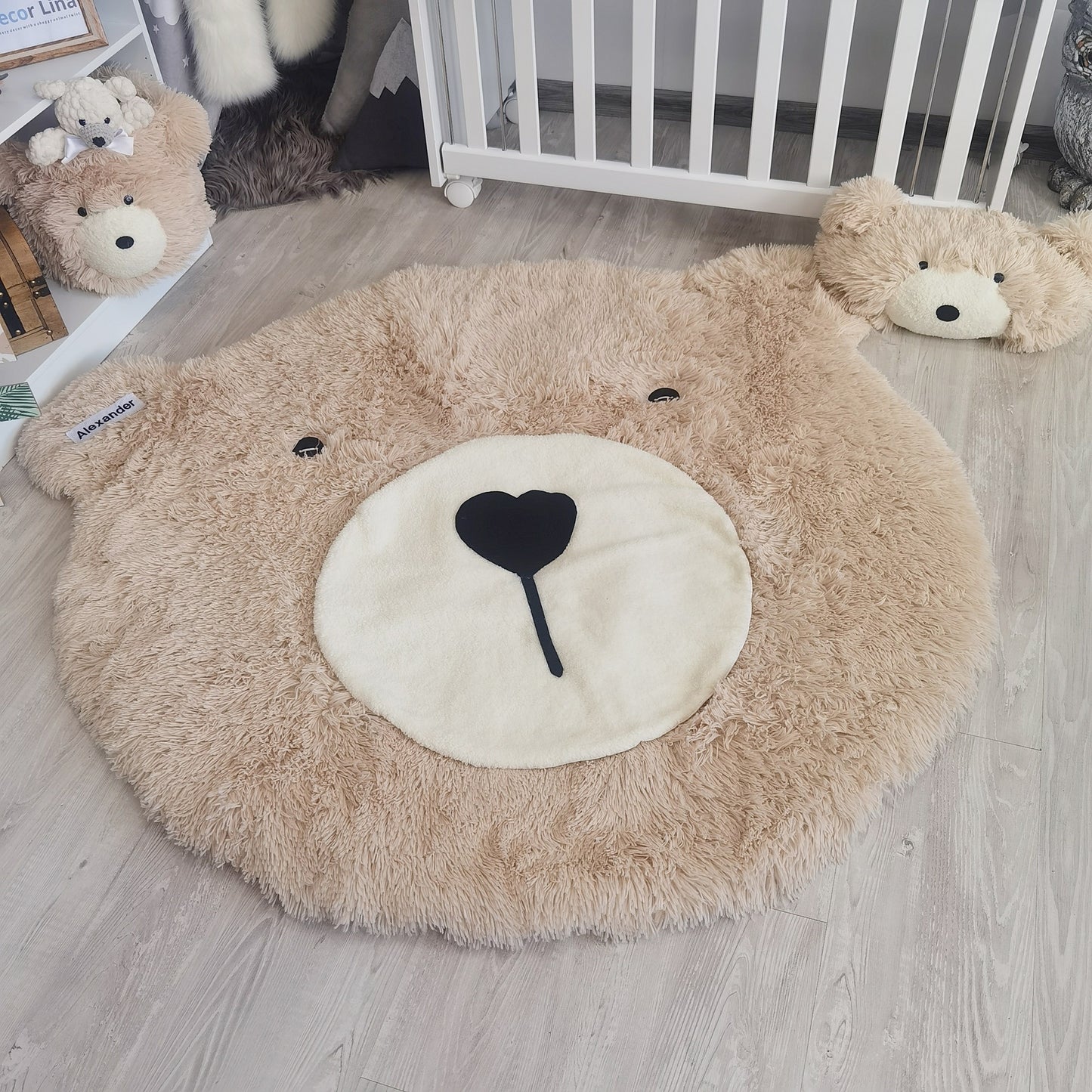 Bear Faux Taxidermy Wall Mount Plush
