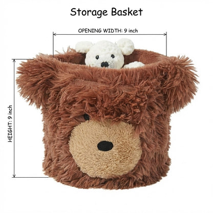 Bear Storage Basket Woodland Personalized
