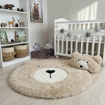 Bear Faux Taxidermy Wall Mount Plush