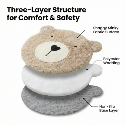 Bear Faux Taxidermy Wall Mount Plush