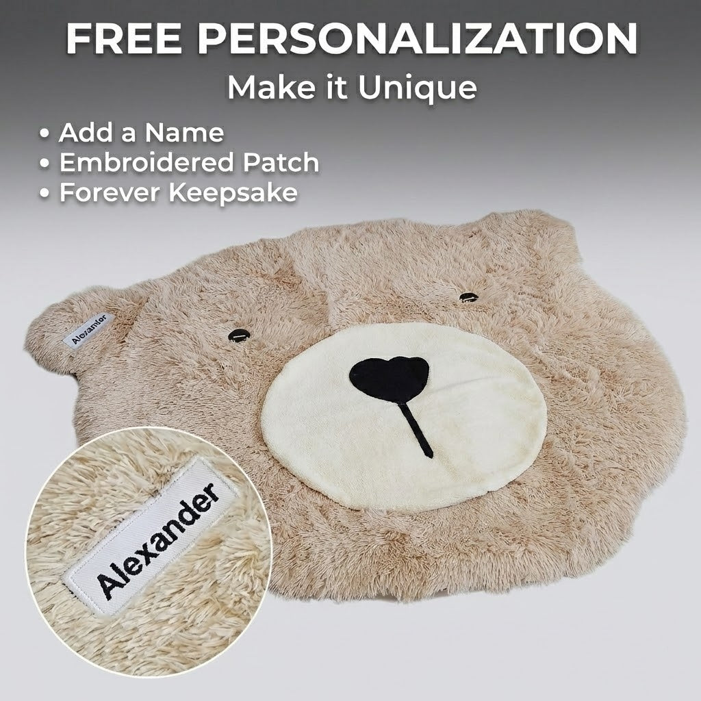 Bear Faux Taxidermy Wall Mount Plush