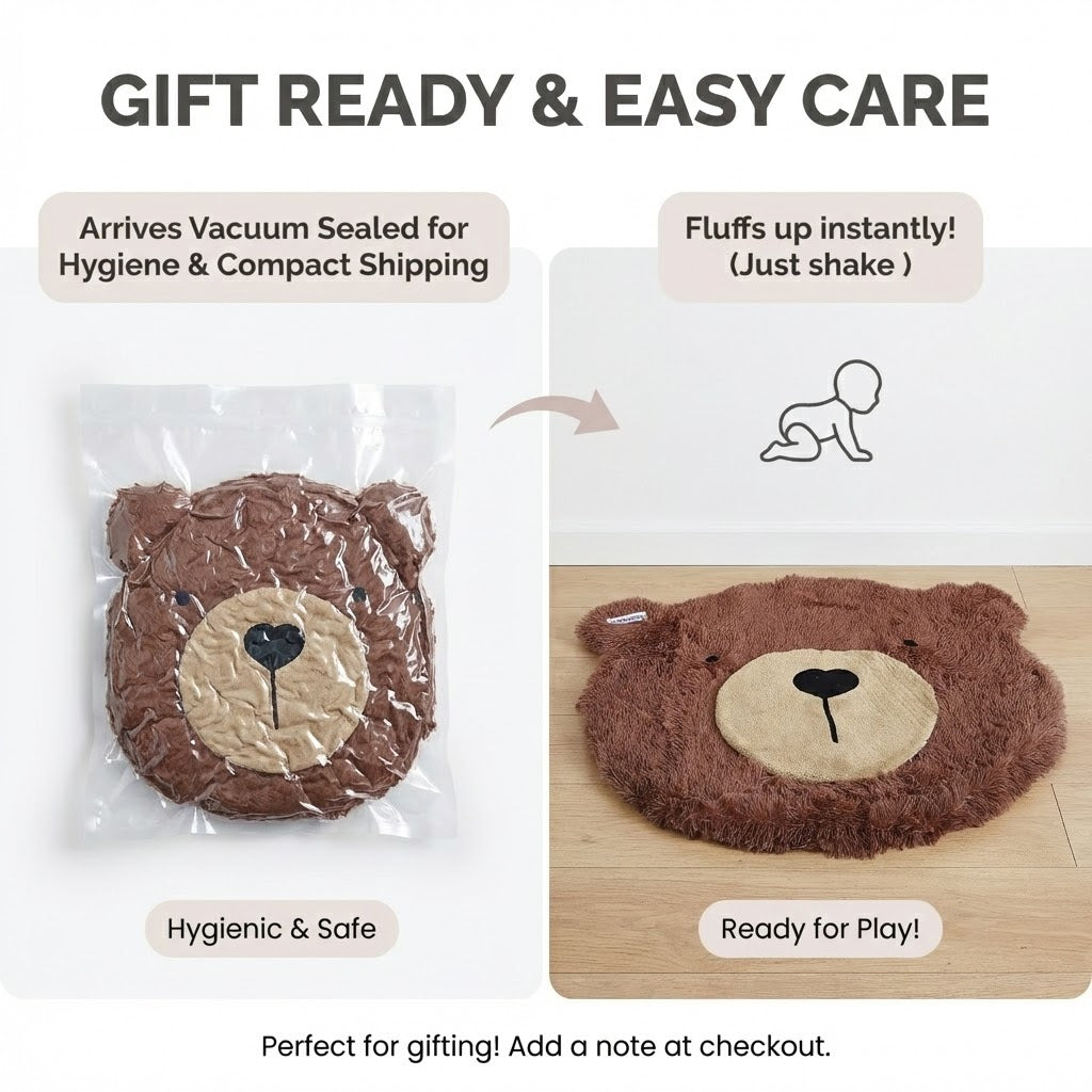 Bear Storage Basket Woodland Personalized