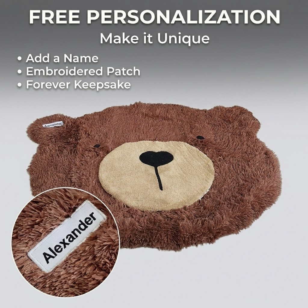 Bear Storage Basket Woodland Personalized