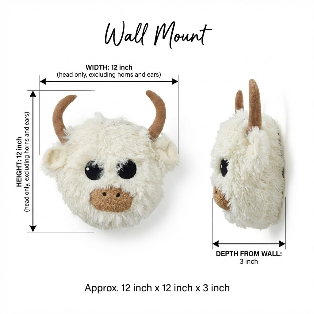 Highland Cow Rug Soft Shaggy Personalized
