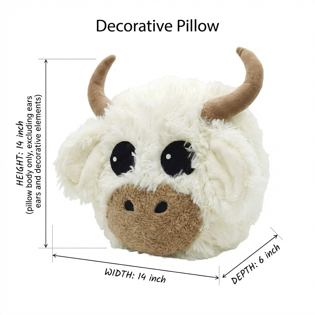 Highland Cow Rug Soft Shaggy Personalized