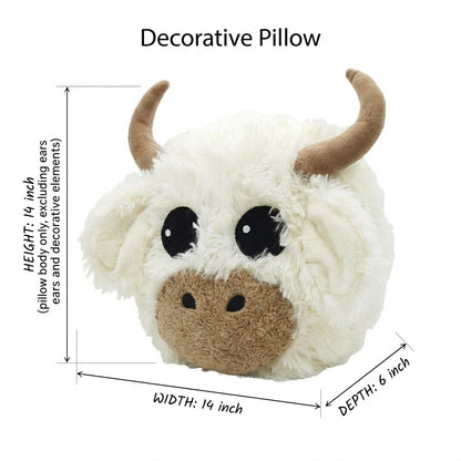 Highland Cow Rug Soft Shaggy Personalized