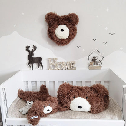 Bear Rug Faux Fur Personalized Baby Boy