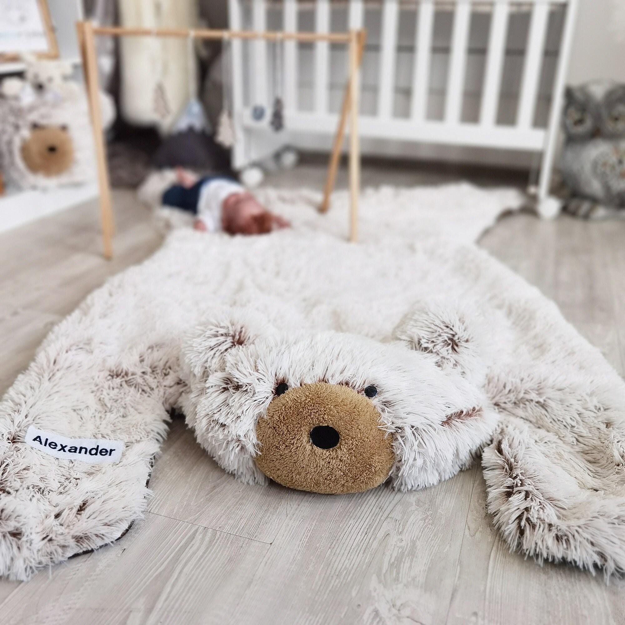 Bear Rug Plush Minky Personalized