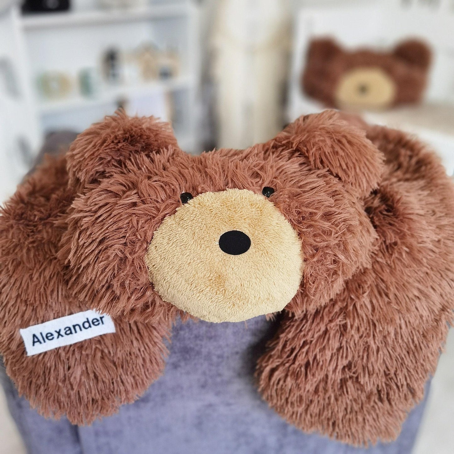 Bear Rug Brown Plush Baby Boy