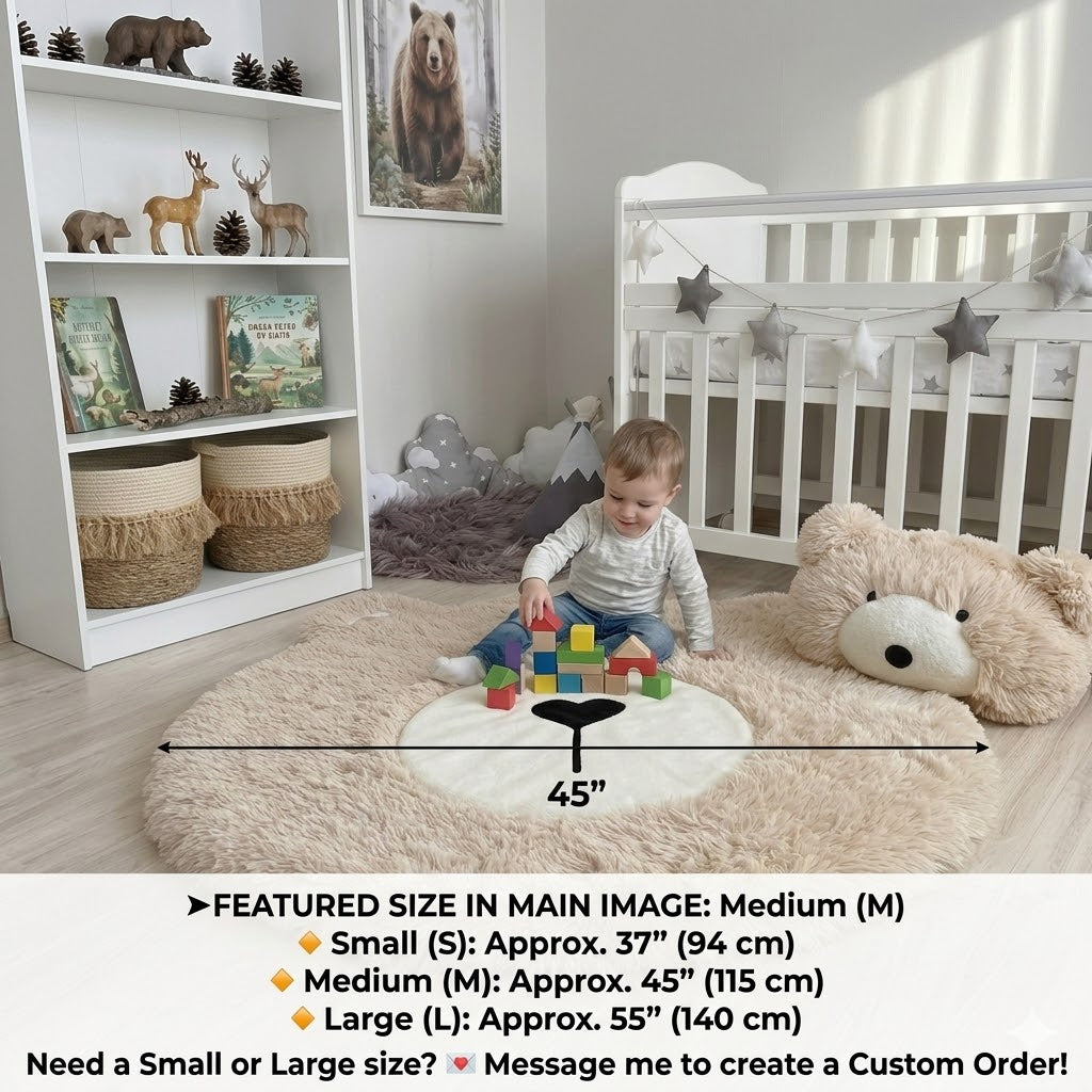Bear Faux Taxidermy Wall Mount Plush